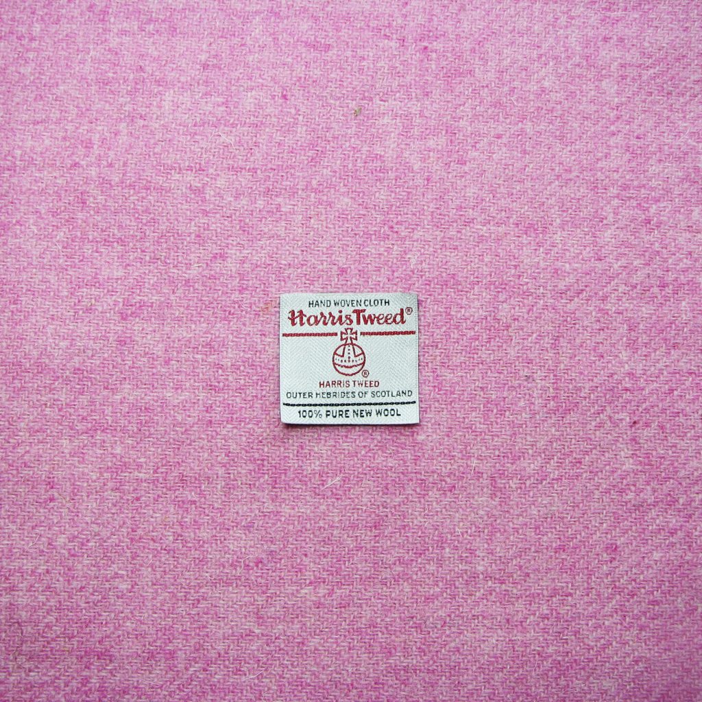 Blush Pink Harris Tweed Cushion