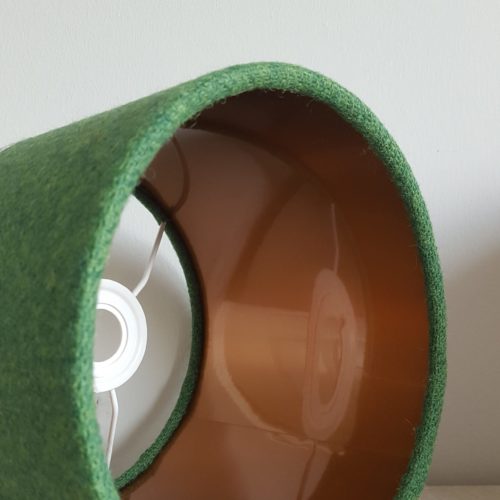 mid green copper lampshade