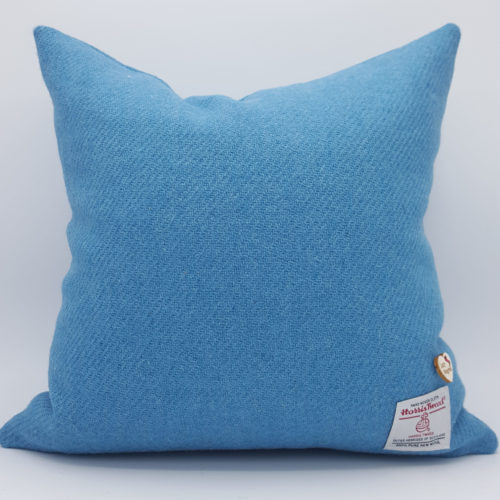 Turquoise Harris Tweed Cushion