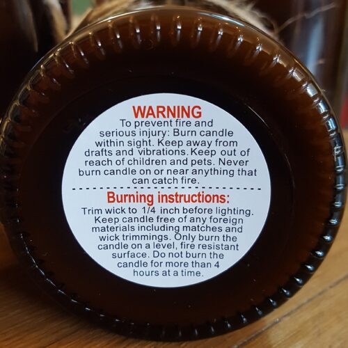 Candle Safety Instructions