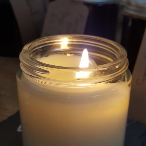 Lit Scented Candle