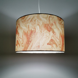 Rose Gold Marbled Lampshade