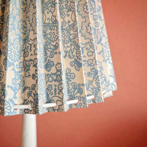 Blue Floral Lampshade