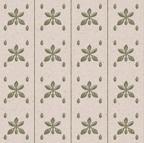 Fabrics by Lucy Wagtail Seedlings Green