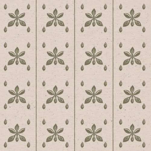 Fabrics by Lucy Wagtail Seedlings Green