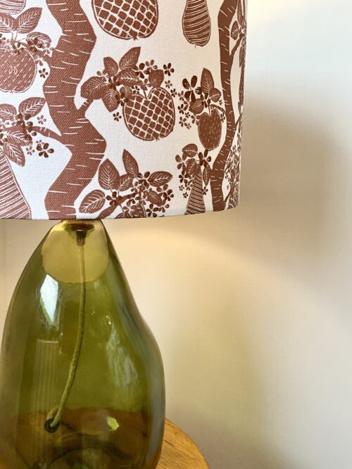 Lampshade in Russett from our Orchard Fruits Collection