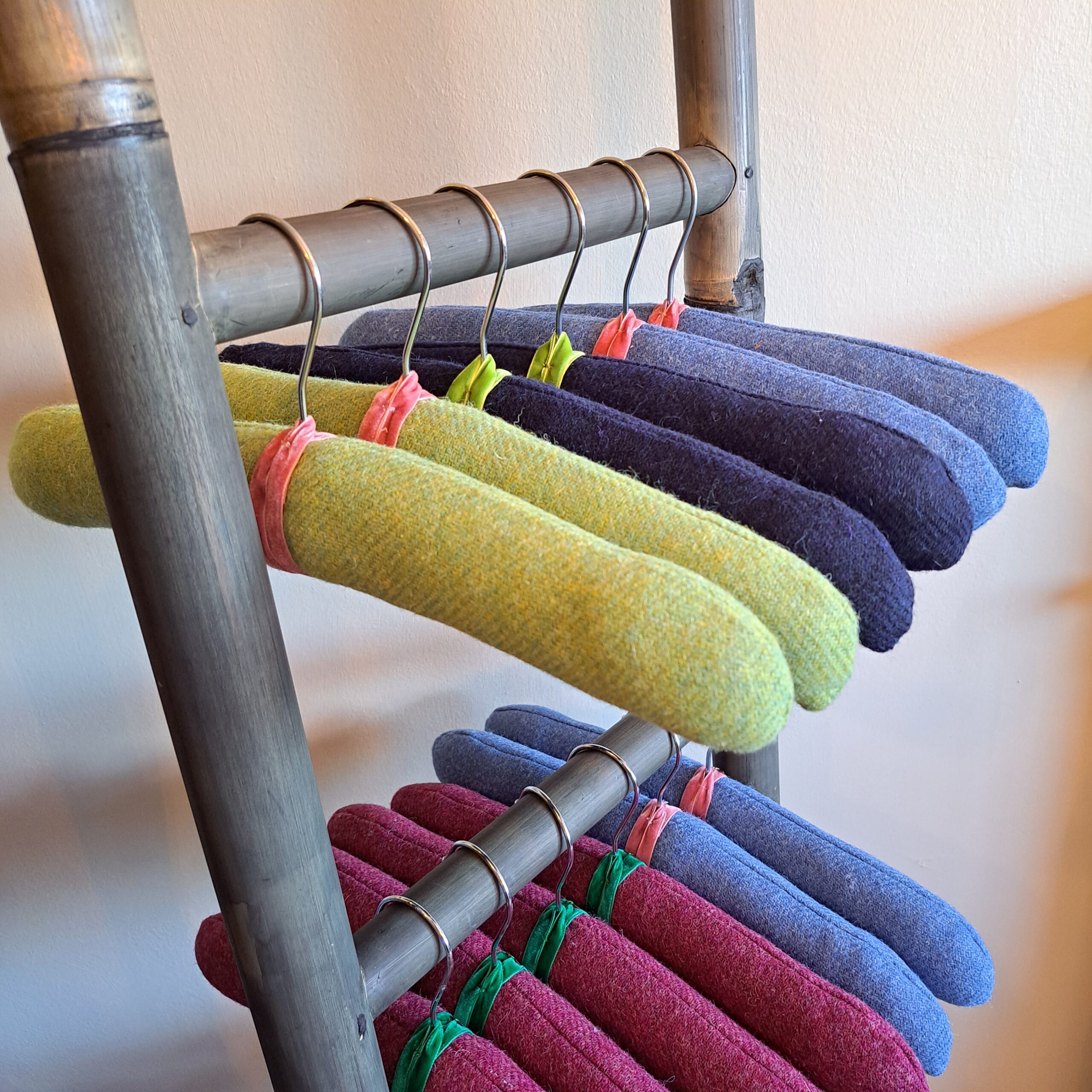 Luxury Harris Tweed Padded Garment Hanger