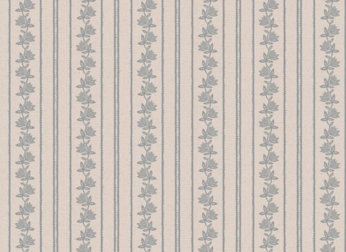 Simple Sunflower Fabric Collection - Sun Stripe in Sky by Lucy Wagtail Interiors
