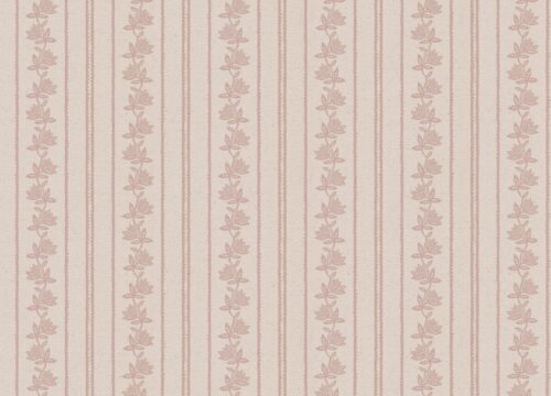 Simple Sunflower Fabric Collection - Sun Stripe in Rose by Lucy Wagtail