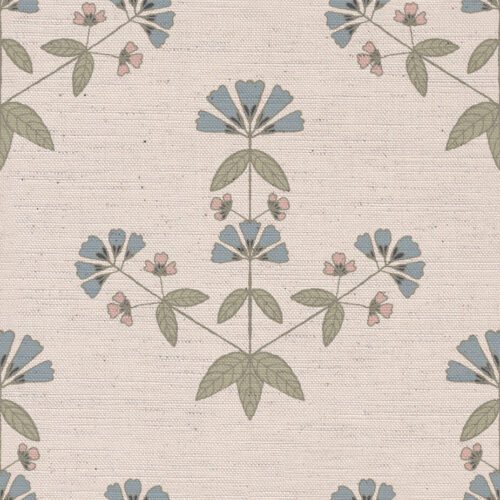 Edith fabric in spring colour way by lucywagtail