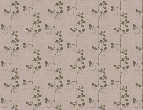 Espalier Apple Fabric in Vert by Lucy Wagtaill Interiors