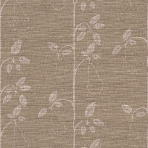 Espalier Pear Fabric in Natural by Lucy Wagtail Interiors