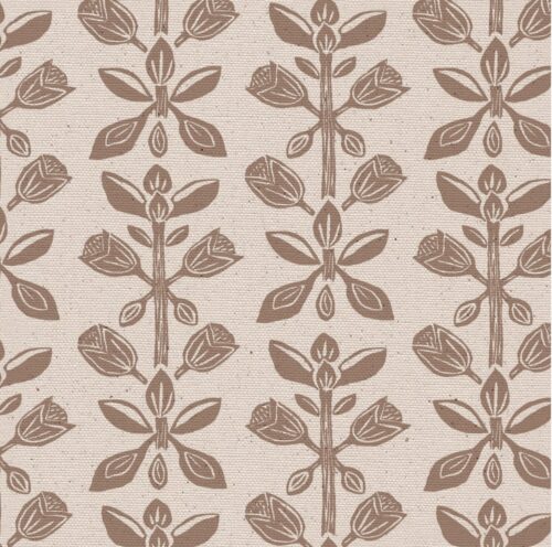 Hilda fabric by Lucy Wagtail Interiors Blush Pink