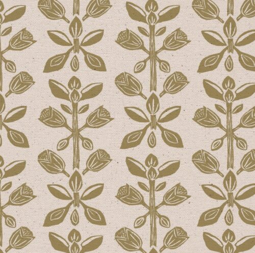 Hilda fabric by Lucy Wagtail Interiors Gold