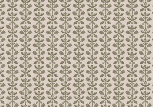 Hilda fabric by Lucy Wgtail Interiors Green
