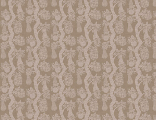 Orchard Fruits Fabric in Natural