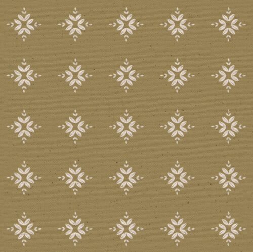 Seed Fairy Fabric by Lucy Wagtail - Gold