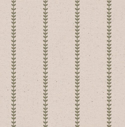 Sprig Stripe by Lucy Wagtail Green