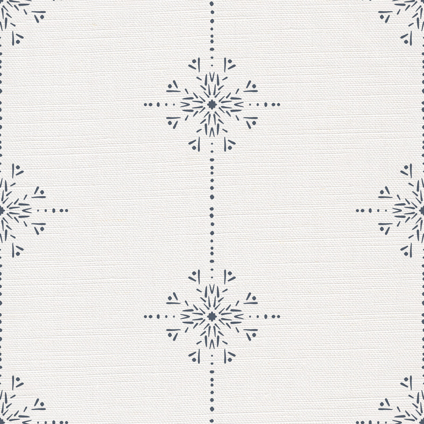 Astrid Fabric in Soft Navy on a White Background