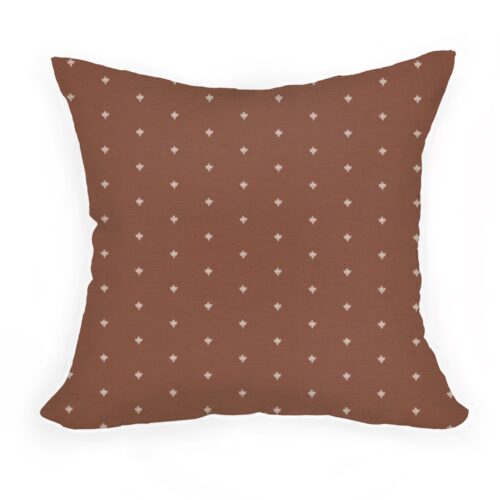 Trixie Cushion in Nutmeg 45cm by Lucy Wagtail Interiors