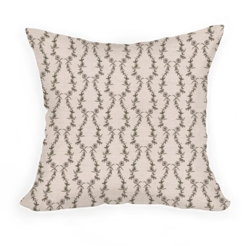 Petite Evelyn Cushion in White