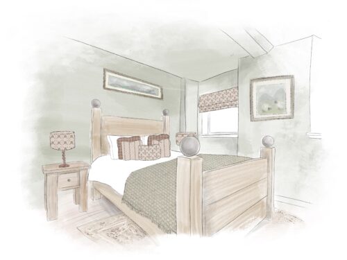 Farmhouse Master Bedroom Room Design