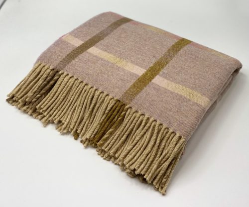 Maree Throw Blanket in Sepia by The Isle Mill