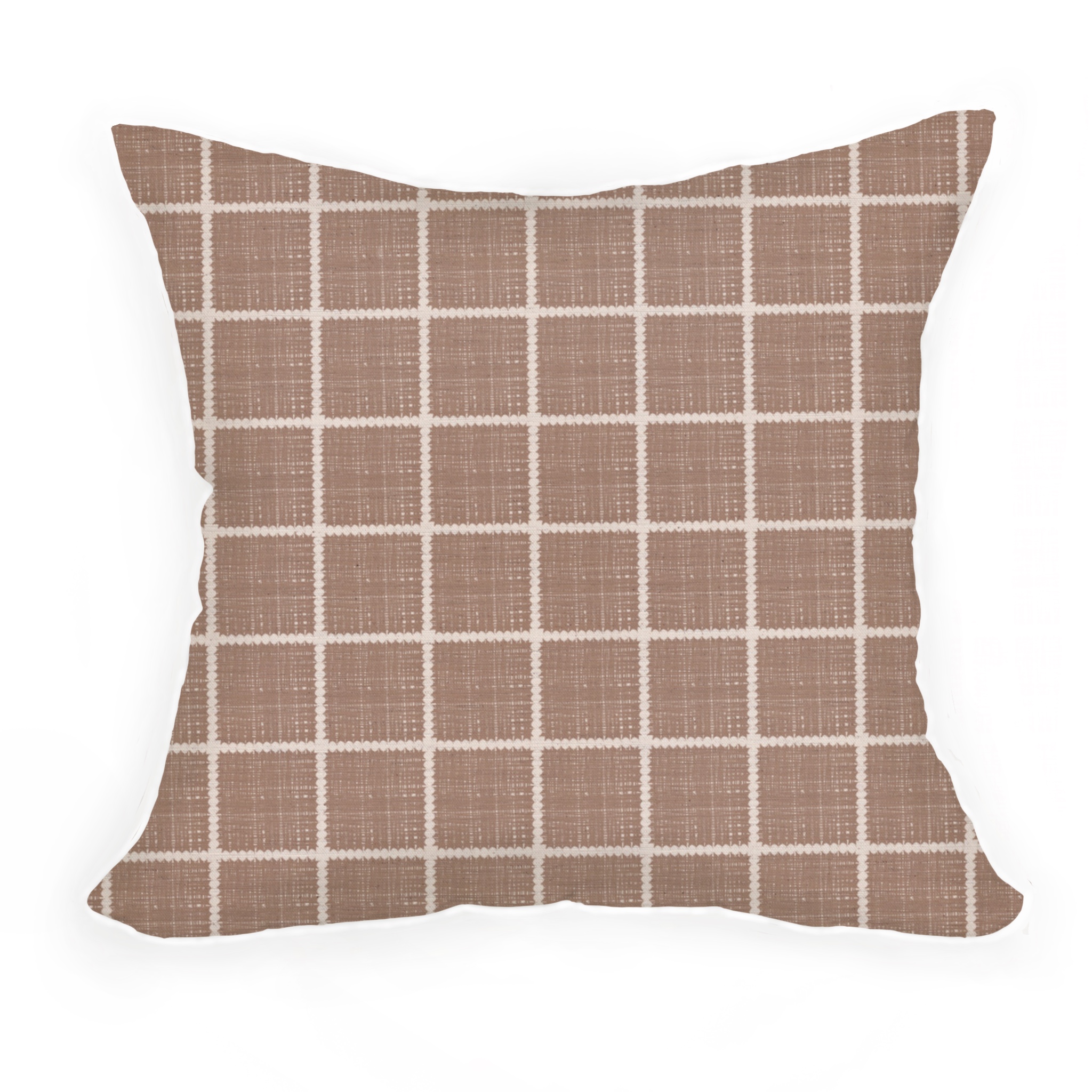 Cottage Check Cushion in Blush